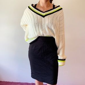 Cropped Chunky Sweater